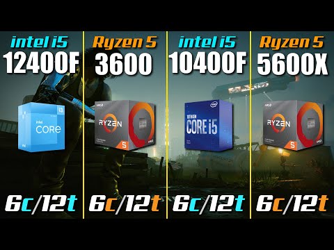 2022'de Oyunlar İçin En İyi İşlemci: i5-12400f vs. Ryzen 5 5600X vs. i5-10400f vs. Ryzen 5 3600