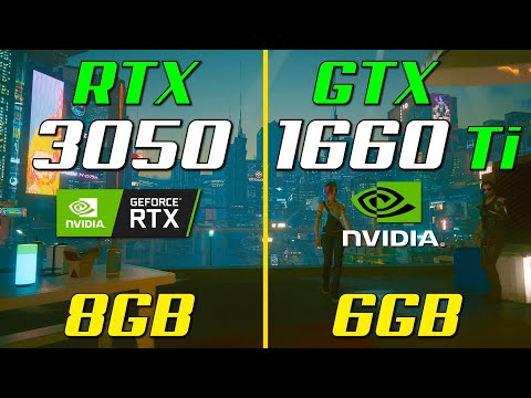RTX 3050 vs. GTX 1660 Ti | 8 Oyunda Test Edildi.